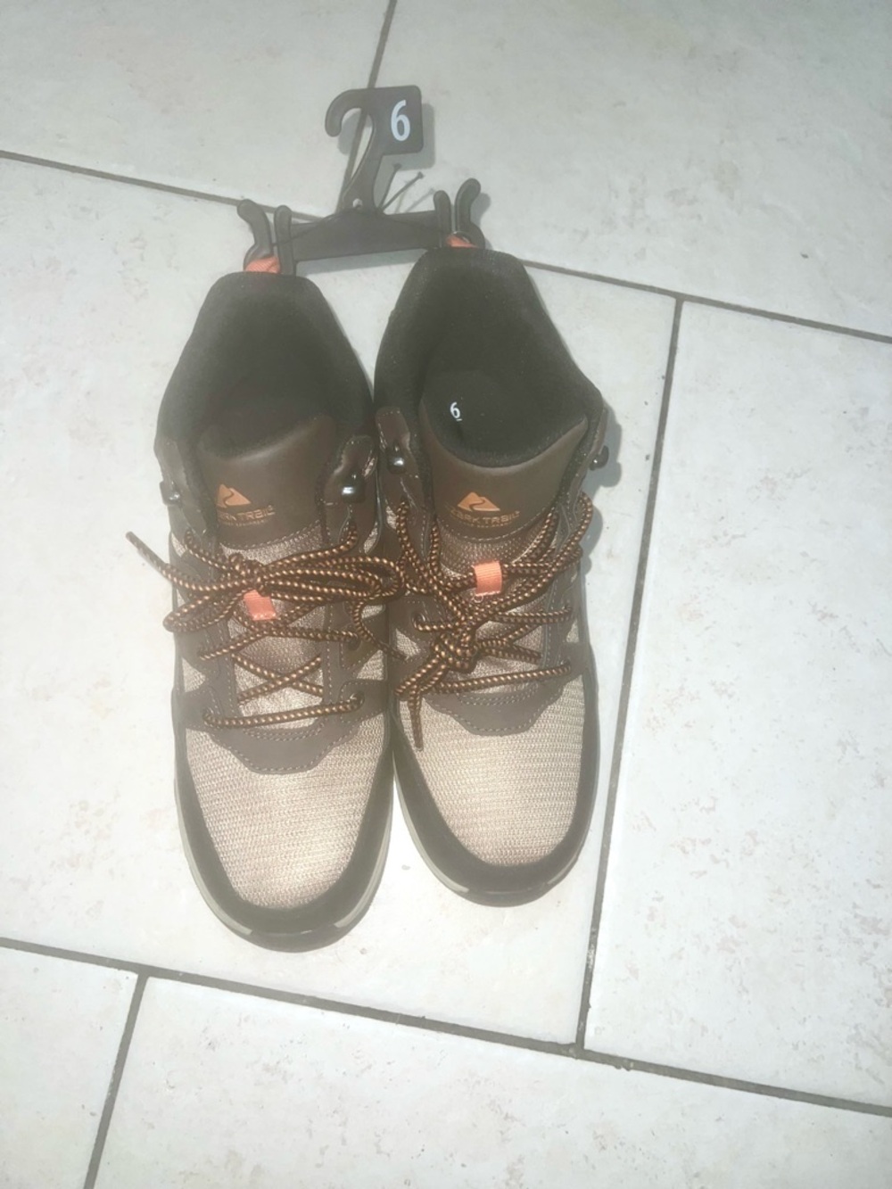 Ozark Trail Brown and Tan Men's Hiking Boots